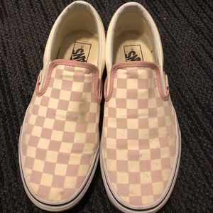 Vans Checkerboard Slip-on pink